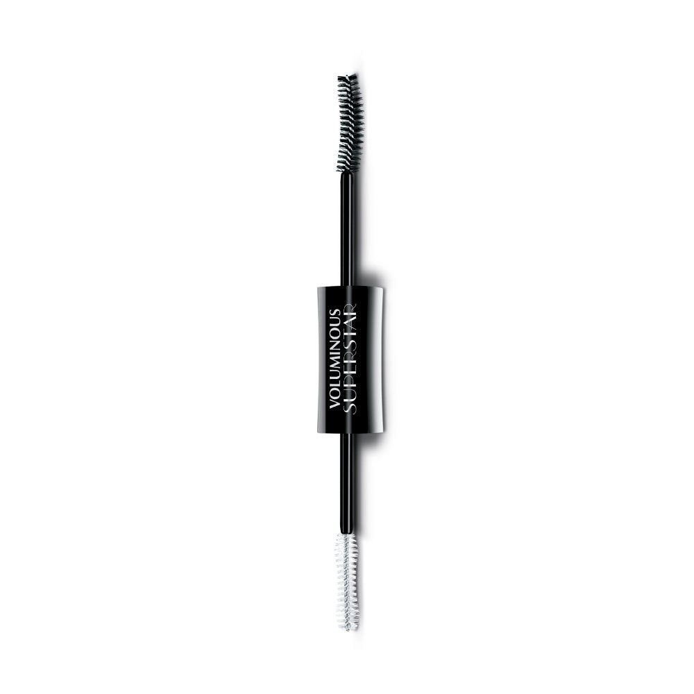 L'Oreal Paris Voluminous Superstar waterproof mascara provides smudge-proof wear.