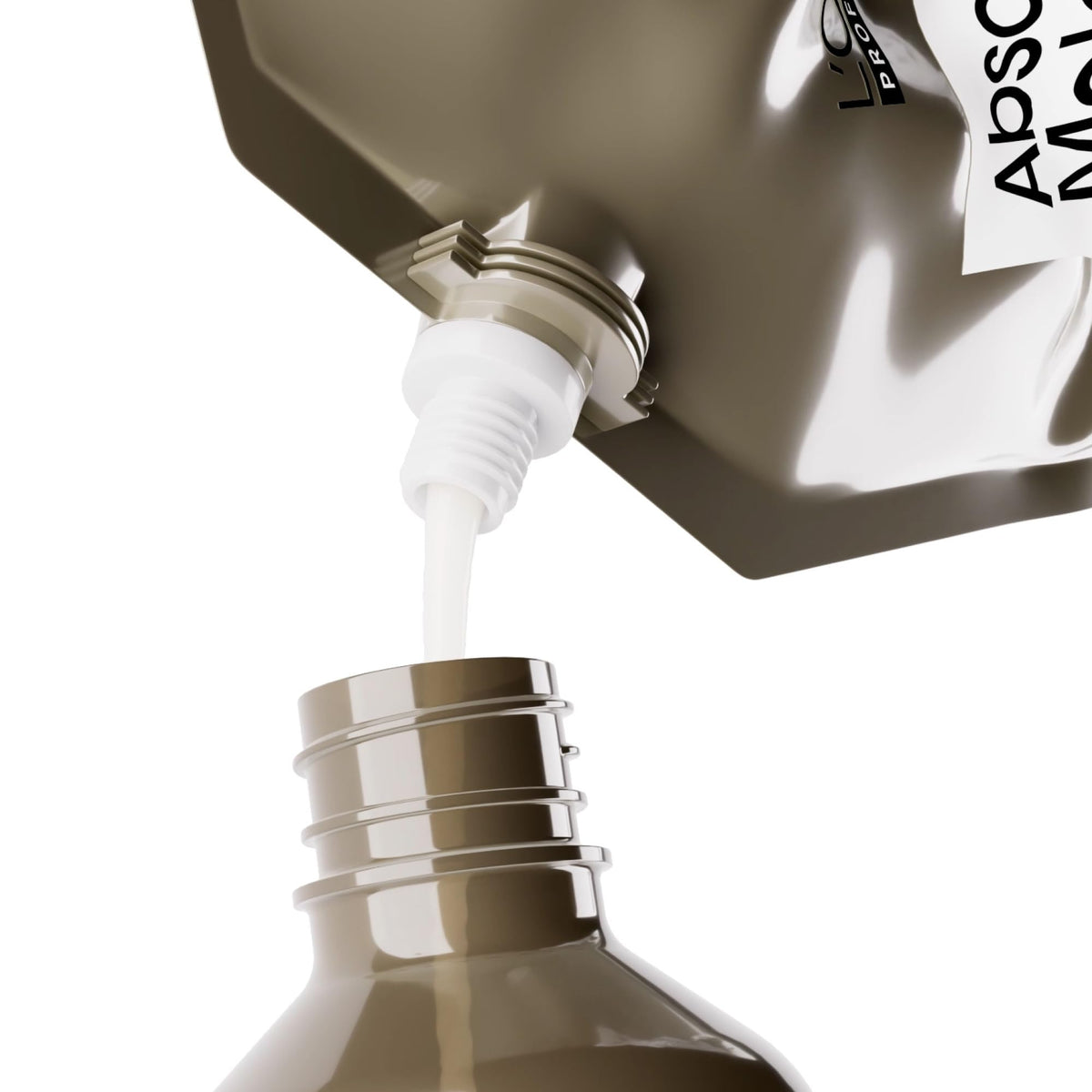 L'Oréal Professionnel Paris Absolut Repair molecular formula image showing peptides and amino acids