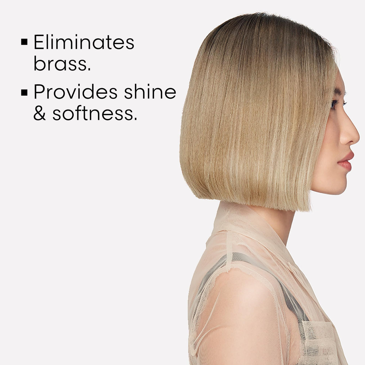 L’Oréal Professionnel Paris Color Depositing Purple Conditioner applied to hair for light conditioning