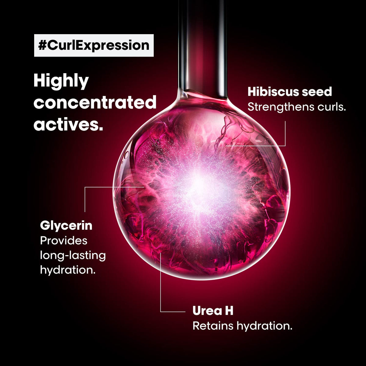 L’Oréal Professionnel Paris Curl Expression Rich Mask curl-movement shot shows soft, bouncy hair.