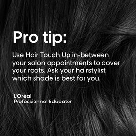 L’Oréal Professionnel Paris Hair Touch Up auburn product used between salon appointments.