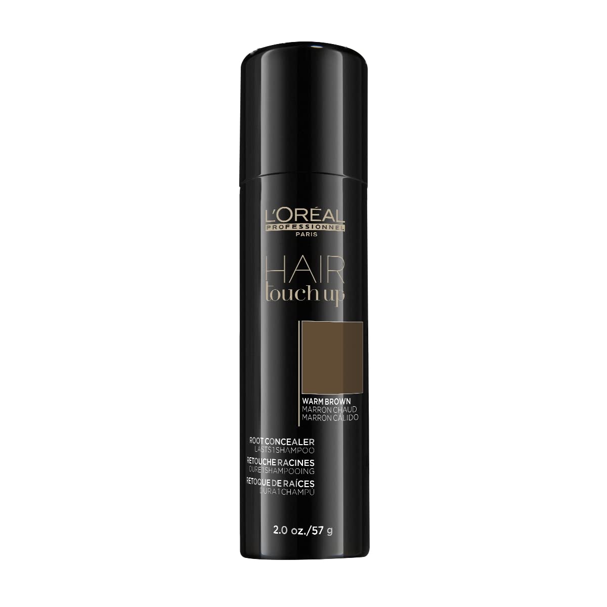 L'Oréal Professionnel Paris Hair Touch Up bottle spray conceals greys with natural, transfer-free results