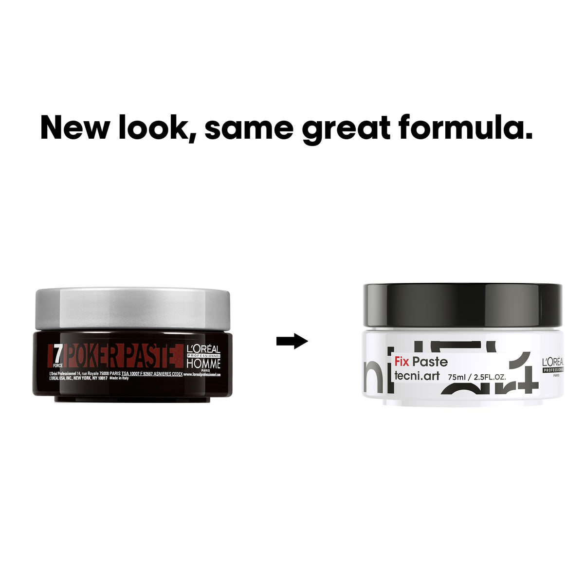 L’Oréal Professionnel Paris Styling Fix Paste hands scooping for an initial strong grip.