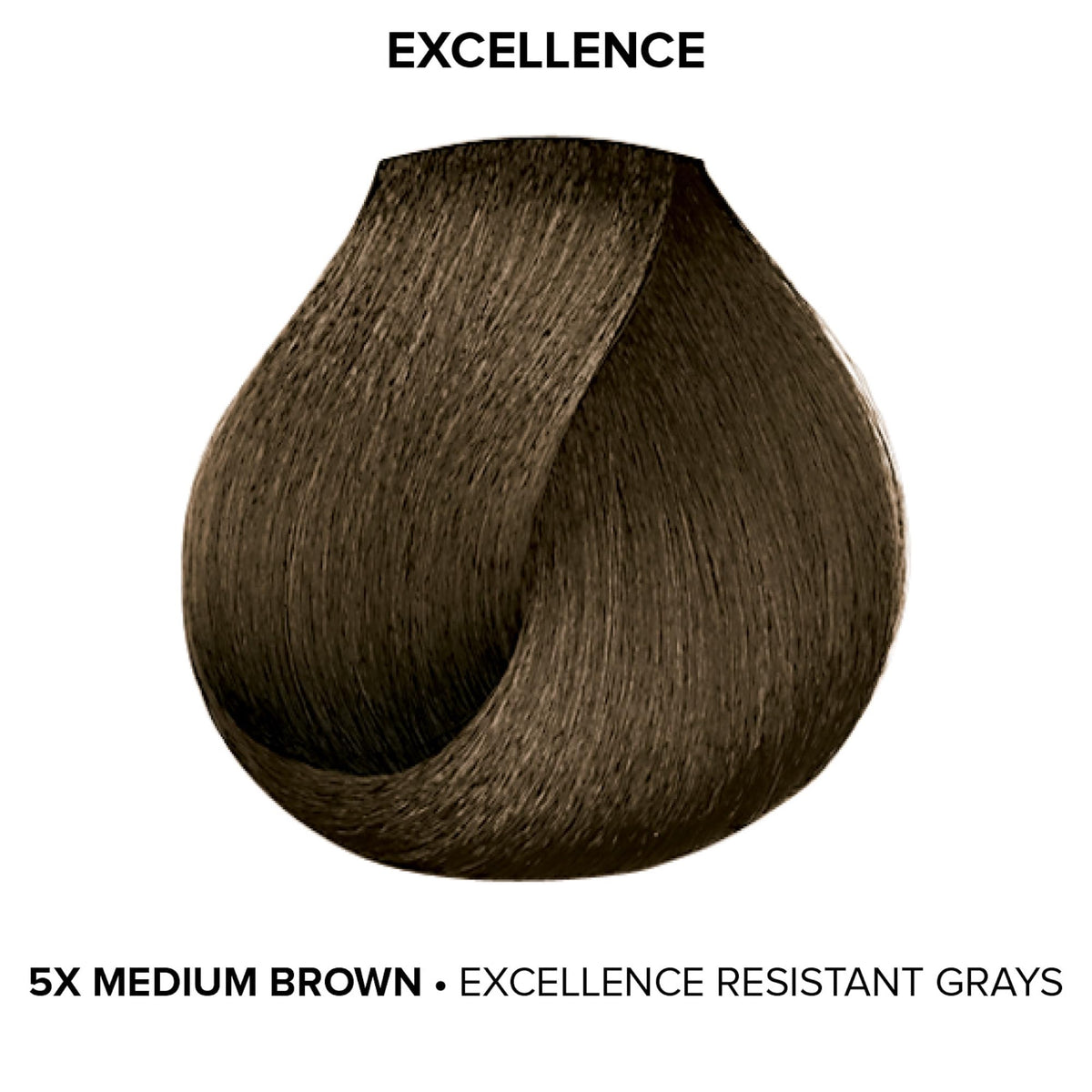 L'Oreal Technique Excellence soft shine and conditioned feel after coloring.