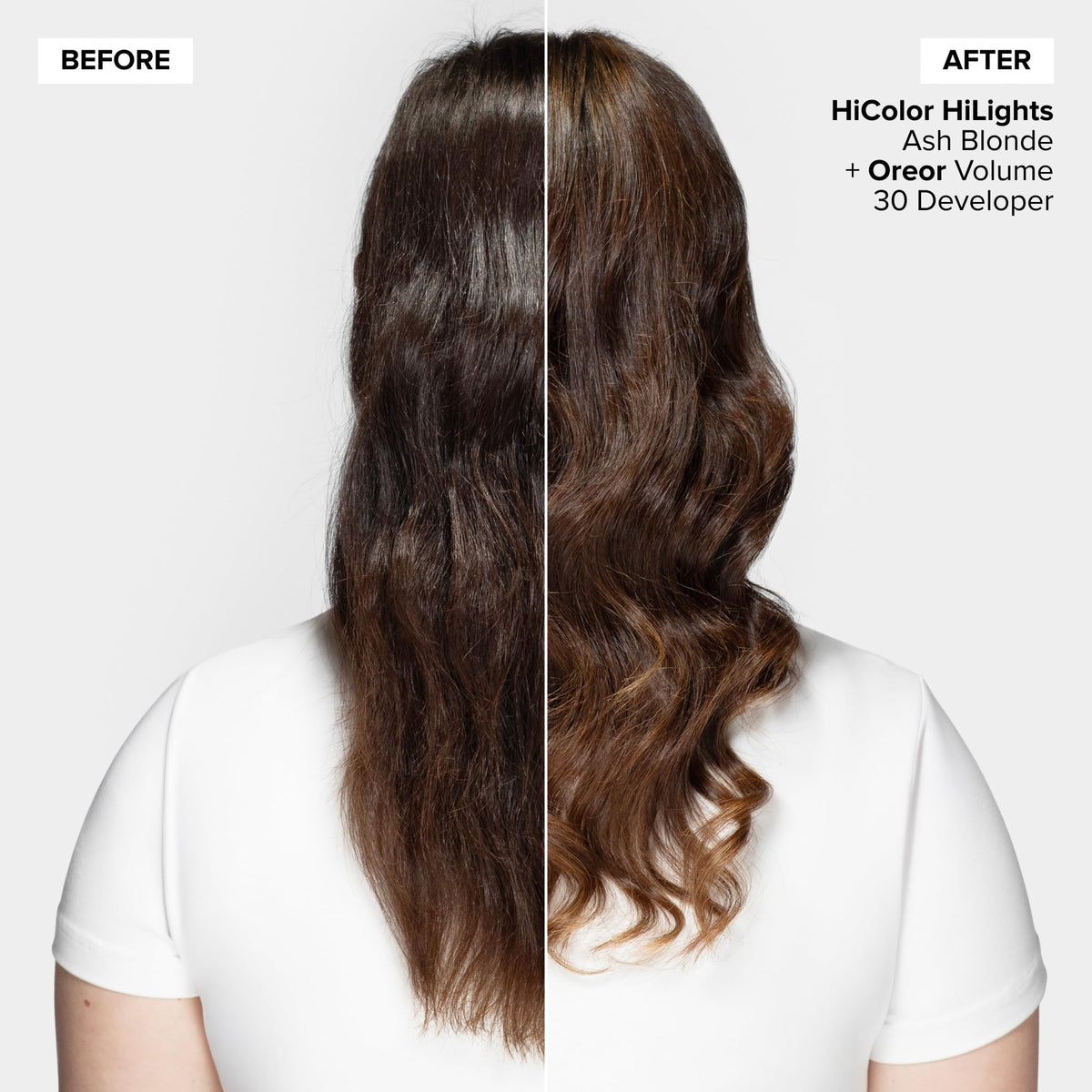 L’Oréal Technique HiColor Ash Blonde swatch showing true-to-shade, fade-resistant color.
