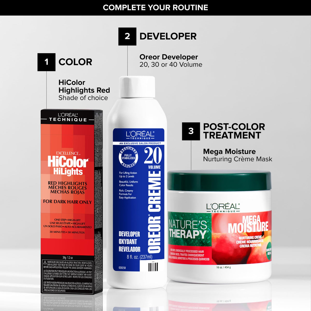 L'Oreal Technique HiColor Blonde HiLights processing timer highlights color development in 30 minutes