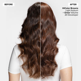 HiColor creme-texture demonstrates rich, long-lasting color with a smooth finish