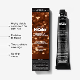 HiColor developer-mixing scene illustrating simple prep and shade control