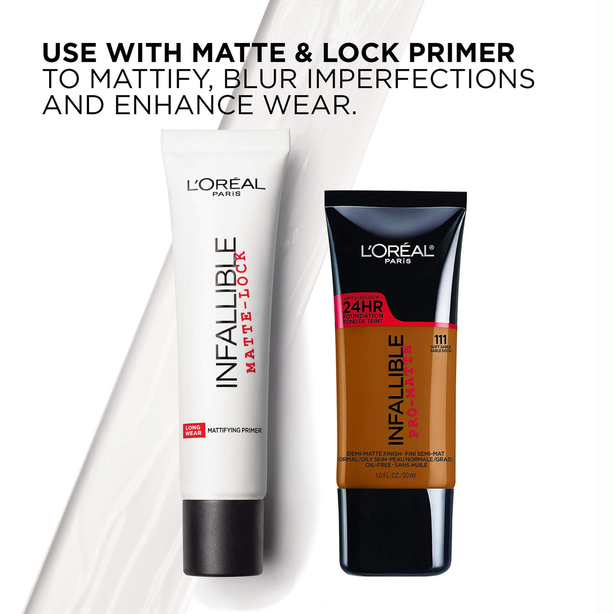 L'Oreal Paris Infallible Pro-Matte Foundation demi-matte texture in natural light for day wear