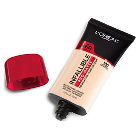 L'Oreal Paris Infallible Pro-Matte Foundation swatch True Alabaster for natural coverage