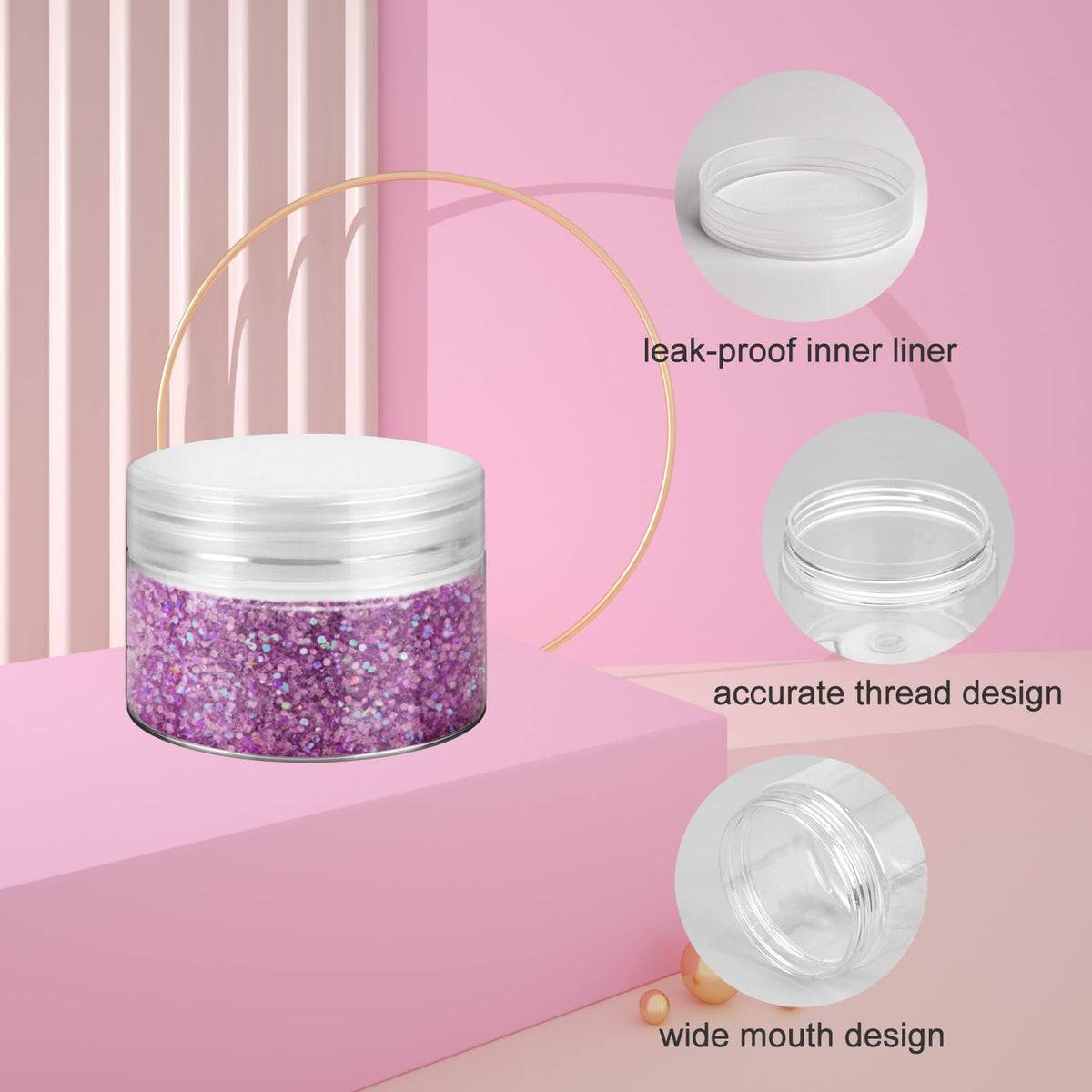 Loretoy foam-seal lid demonstrates leak-proof seal for liquids and oils.