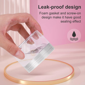 Loretoy wide-mouth jar design enables easy filling and cleaning