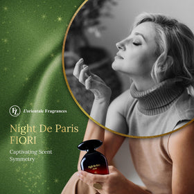 Lorientale Night De Paris Fiori daily-wear bottle on skin shows versatile aroma for all seasons.
