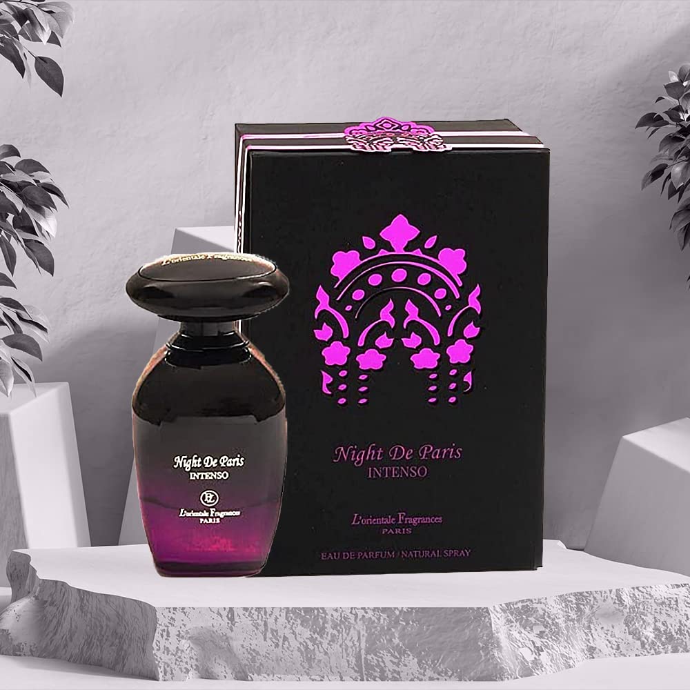Lifestyle scene with Night De Paris Intenso for sophisticated evenings.
