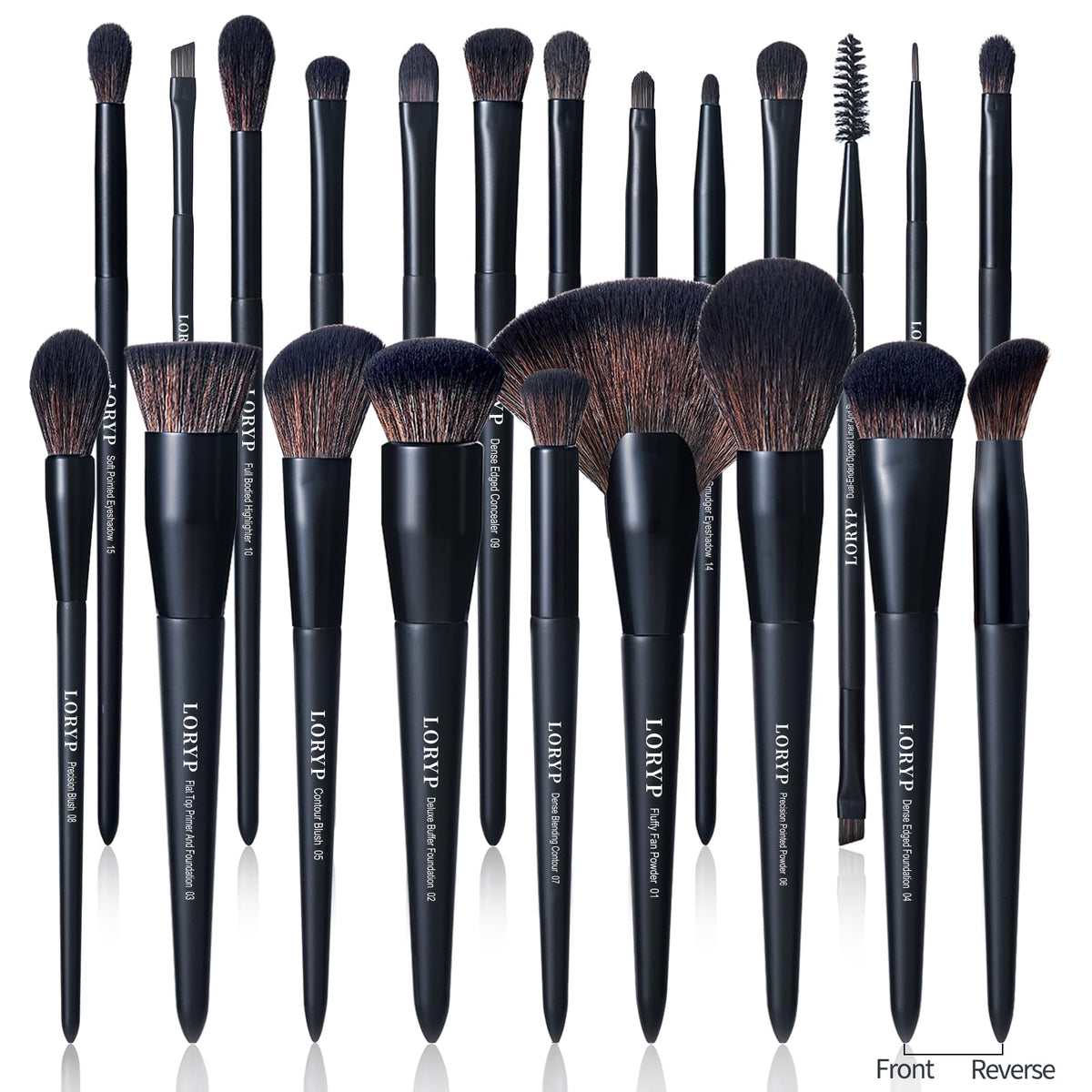 LORYP flat-top foundation brush for smooth, even base application.