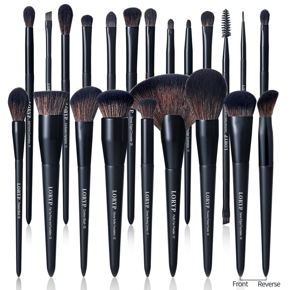 LORYP flat-top foundation brush for smooth, even base application.