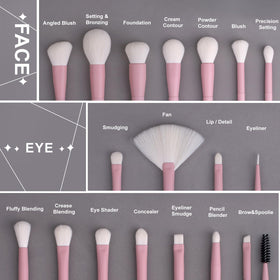 LORYP foundation brush with soft synthetic bristles for smooth, even base application.