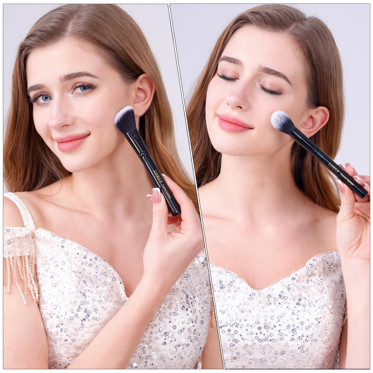 LORYP foundation brush delivering effortless, even coverage