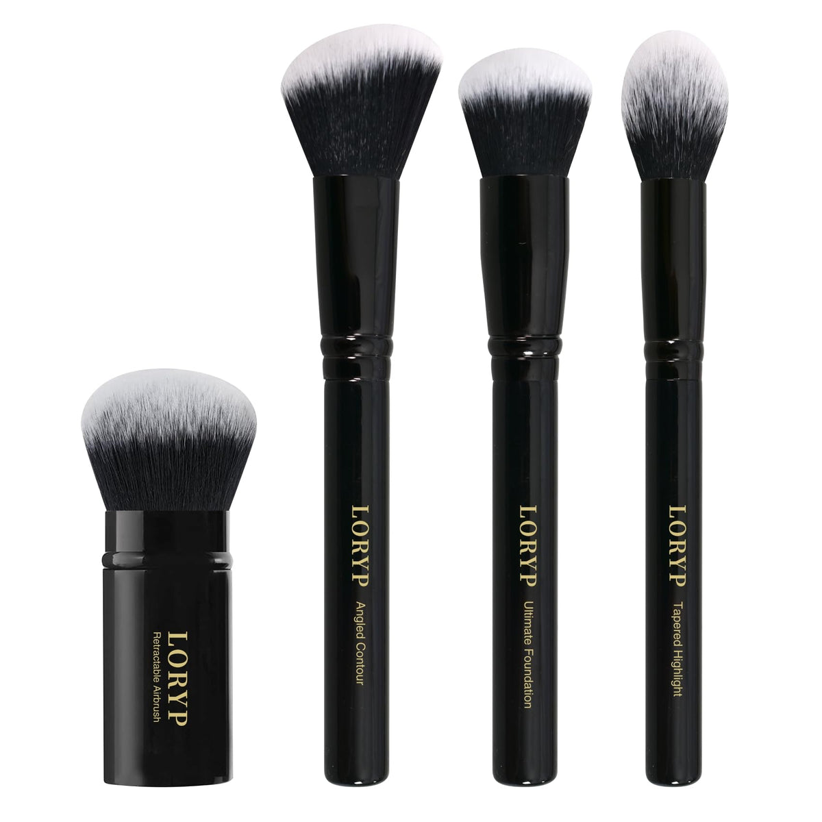 LORYP retractable airbrush for powder and liquid makeup, smooth application