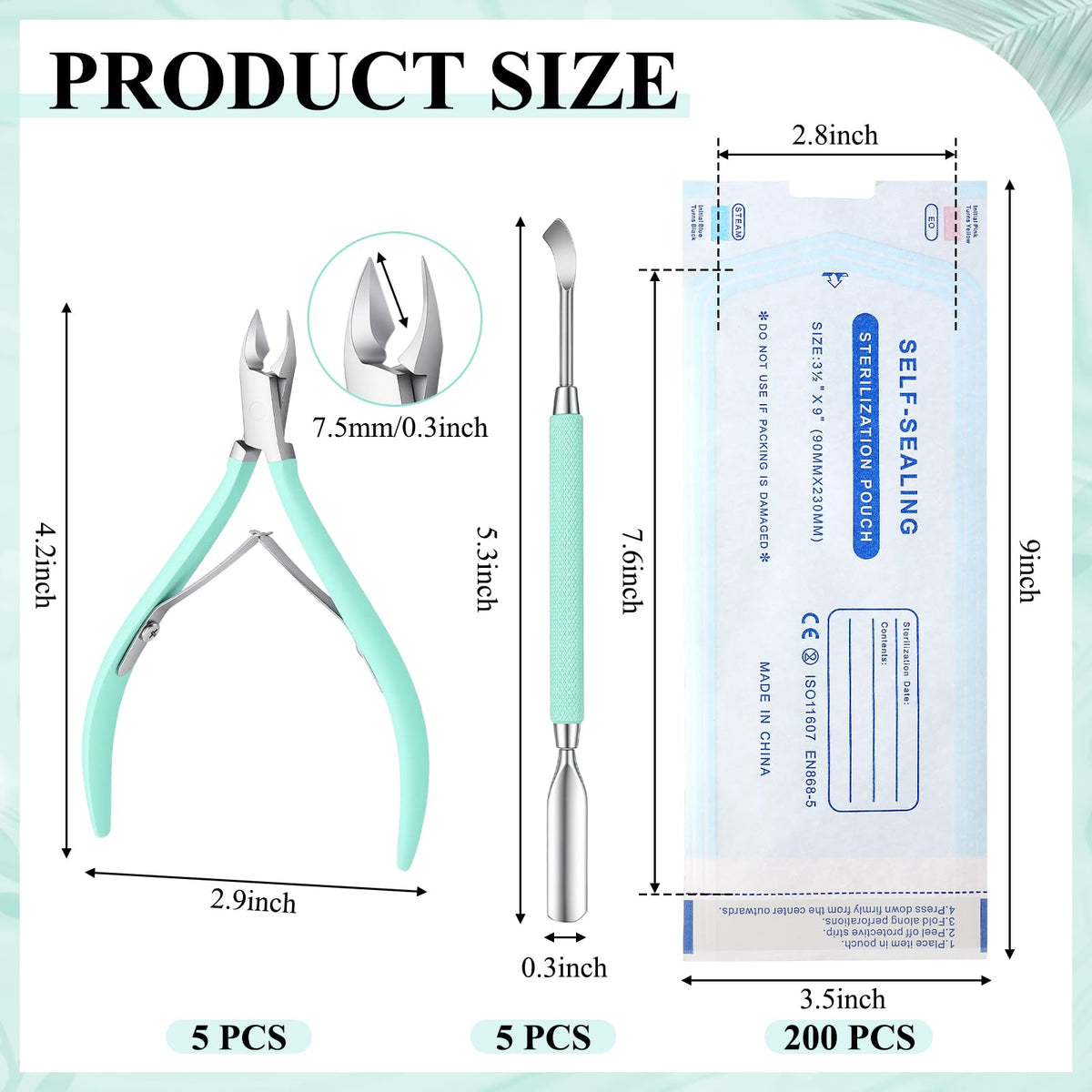 Lothee dual-ended cuticle pushers in silver enable gentle skin push and precise removal.