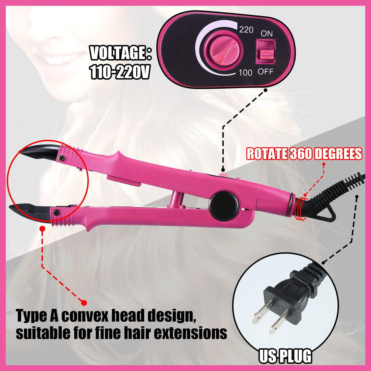 Lothee hair clips 12pcs for balanced precise styling