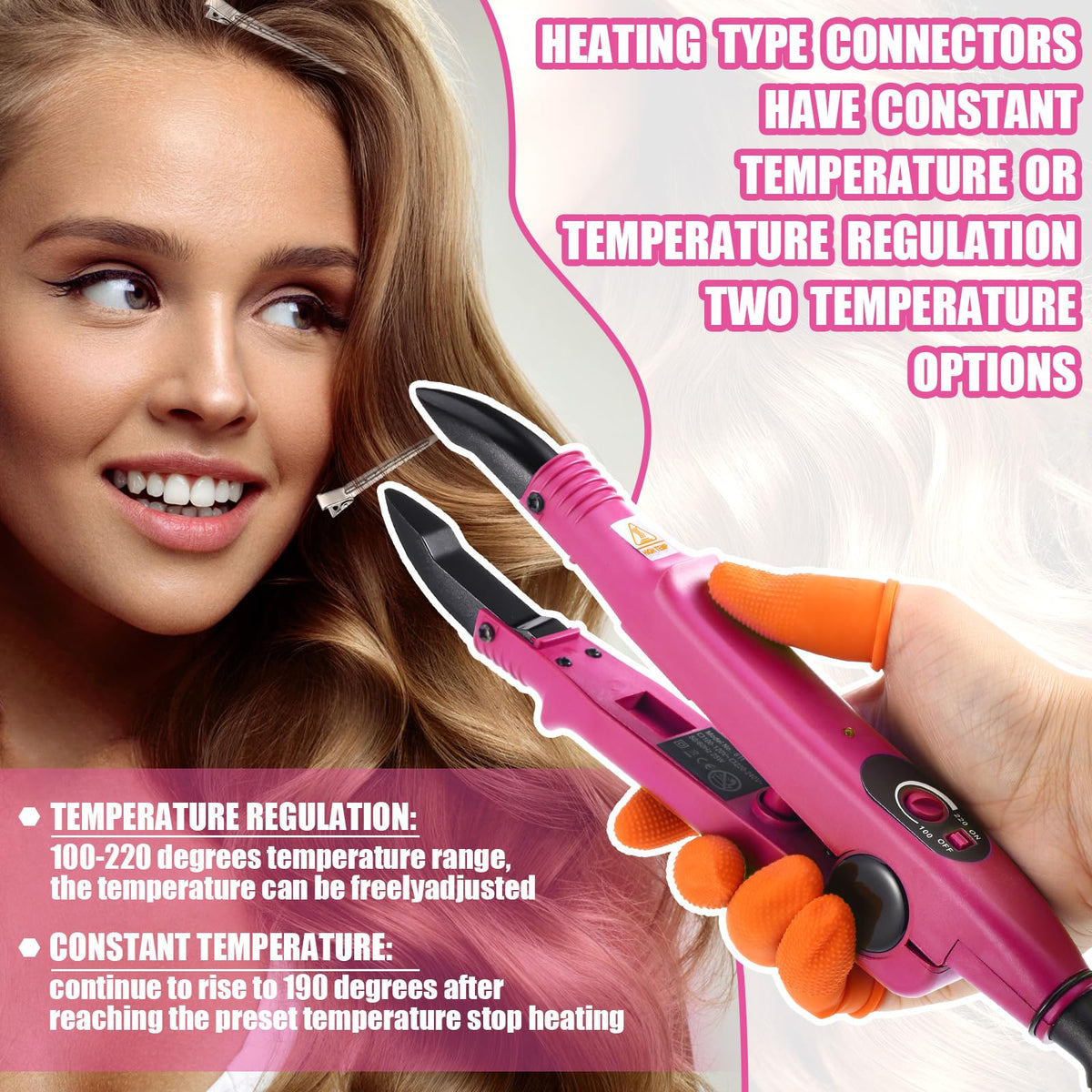 Lothee heat insulation sheets 50pcs protect hair and tool during use
