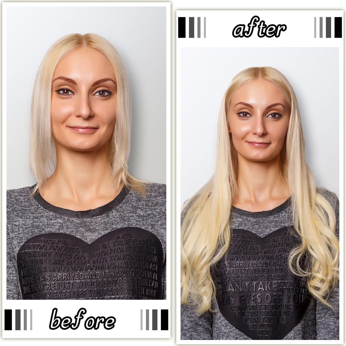 Lothee yellow and white keratin beads ready for extensions