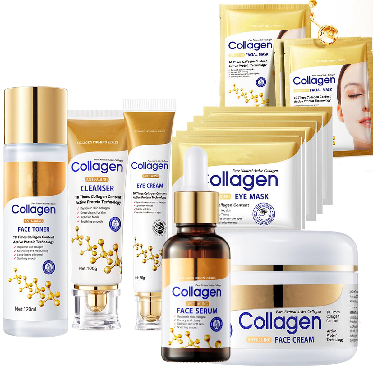 LOTIZUO Collagen Face Wash image showing a refreshing cleanser for daily hydration