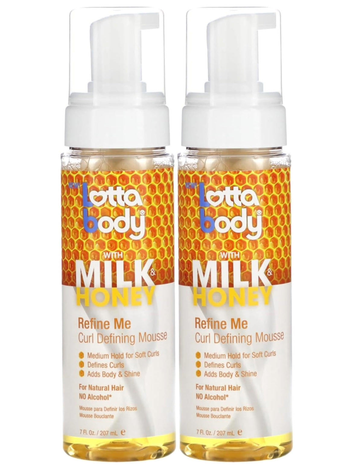 LottaBody Refine Me Mousse Curl Pack-2 highlighting value and body boost.