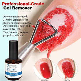 LOUINSTIC liquid latex creates a protective barrier around the nails