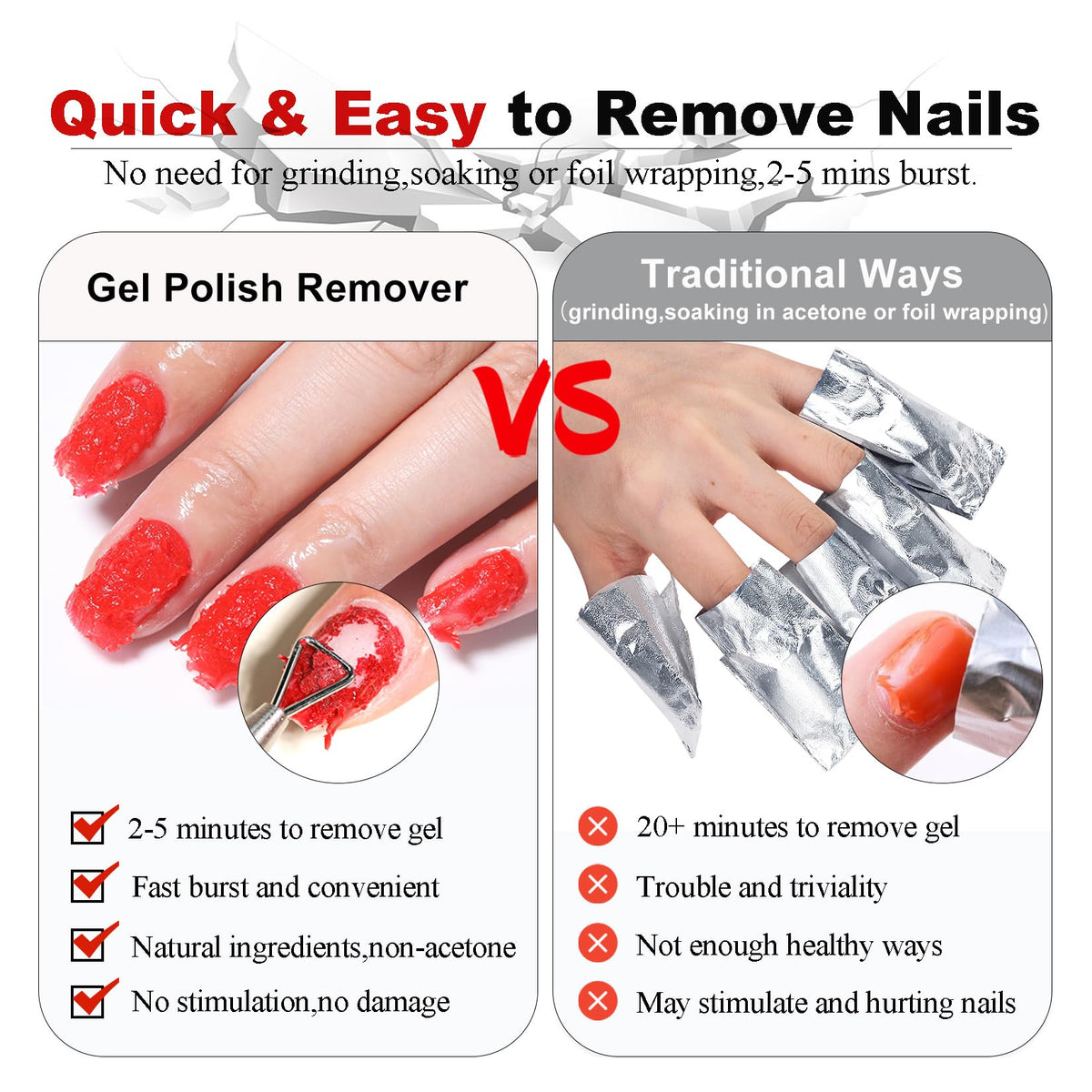 LOUINSTIC removal tool in action lifting gel polish