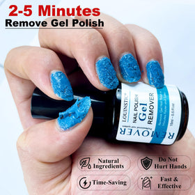 LOUINSTIC unboxing shows complete manicure setup for at-home use