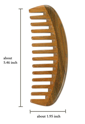 Louise Maelys sandalwood massage comb helps distribute scalp oils.