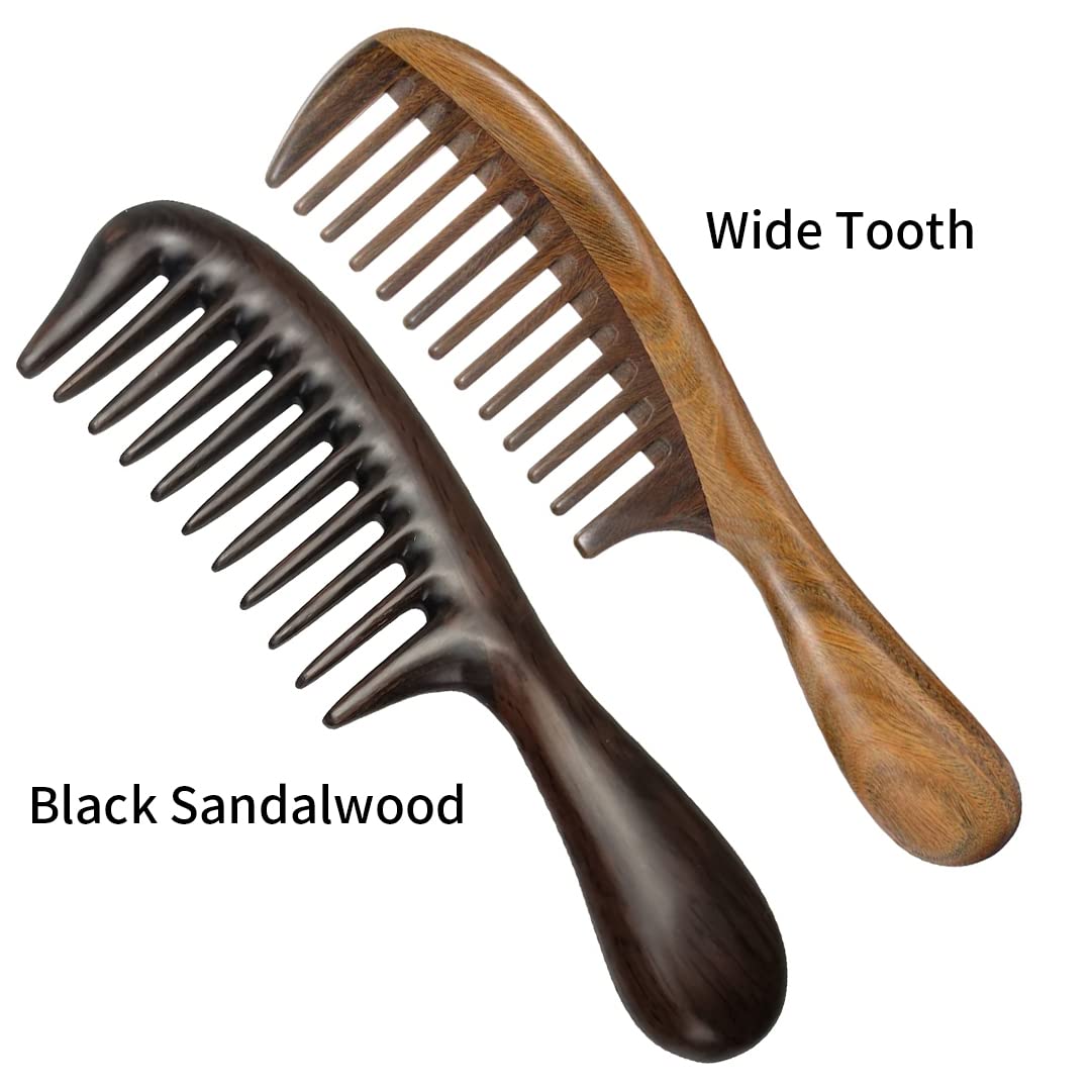 Louise Maelys two-piece set with sturdy wooden hair combs for everyday use