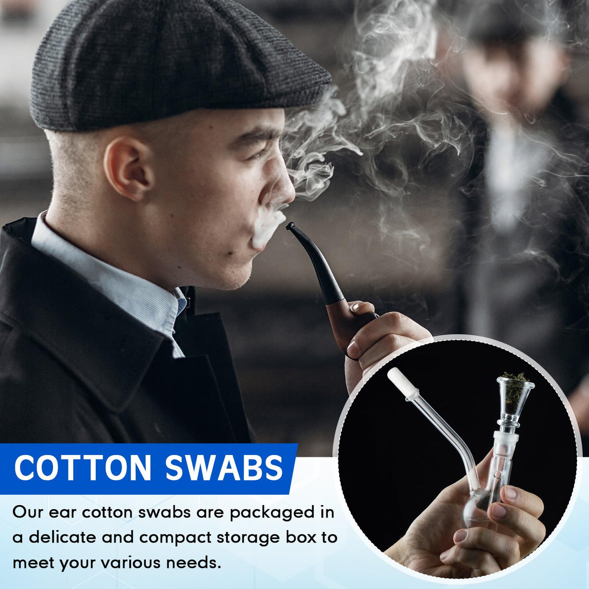 Lounsweer pure cotton swabs feel soft on skin and absorbent for makeup.