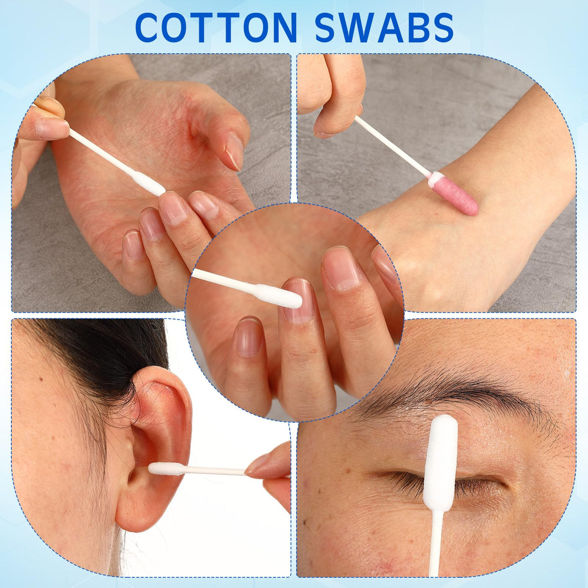 Lounsweer travel-friendly swabs stored in sturdy cases for mess-free organization.