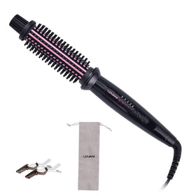 LOVANI Curling Iron Brush with 1-inch barrel for smooth, defined curls.