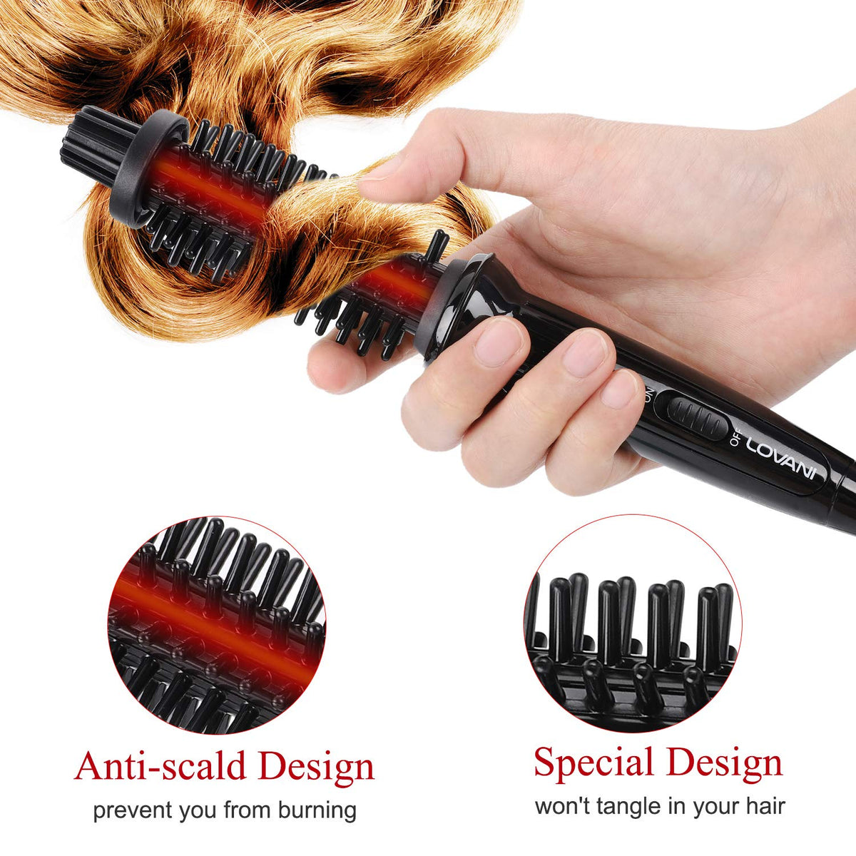 LOVANI dual voltage travel hair tool for worldwide use