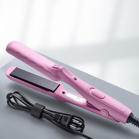 LOVANI Mini Flat Iron offers 2-in-1 straightening and curling options