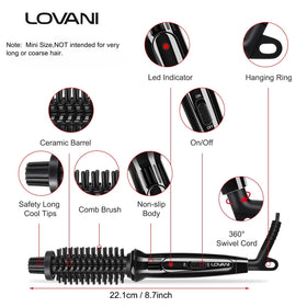 LOVANI travel pouch included for easy packing and on-the-go styling