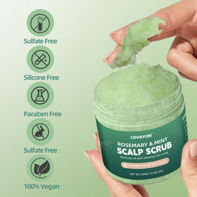 LOVAYON Fuller hair look after use on a revitalized scalp.