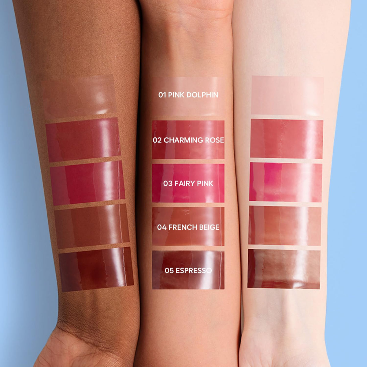 LOVB Crystal Dewy Lip Gloss Pink Dolphin ingredients focus