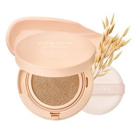 LOVB LOVB Natural Cover Glow cushion compact captures radiant finish for daily wear.