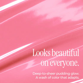 Transfer-proof color of LOVB LOVB Pudding Glow lip tint.