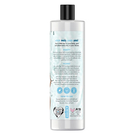 Love Beauty And Planet Coconut Water lather, rich foam for a refreshing shower experience.
