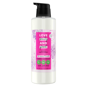Love Beauty and Planet shampoo milk pump bottle ready for gentle hydration of waves
