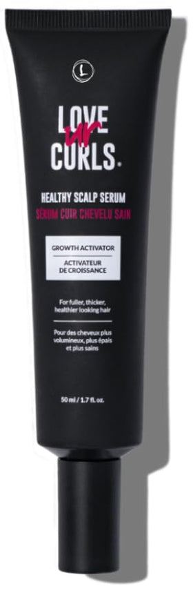 Love Ur Curls bottle pour: convenient daily scalp hydration.