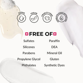 Love Ur Curls fragrance-free shampoo label highlighting fragrance-free formula for sensitive scalps.