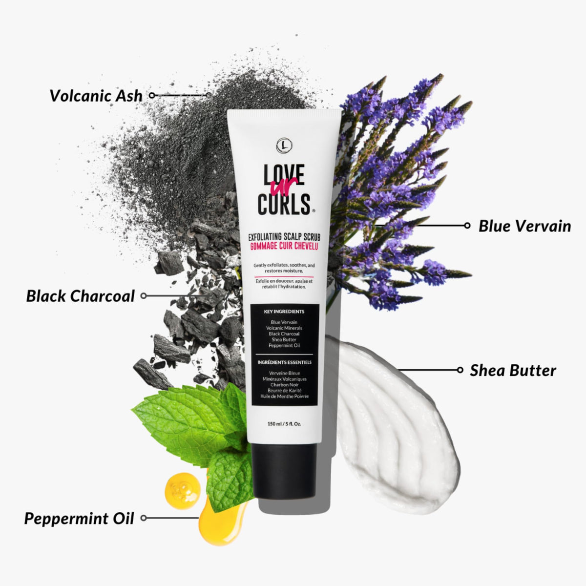 Love Ur Curls pre-shampoo ritual prepares scalp for better product absorption.