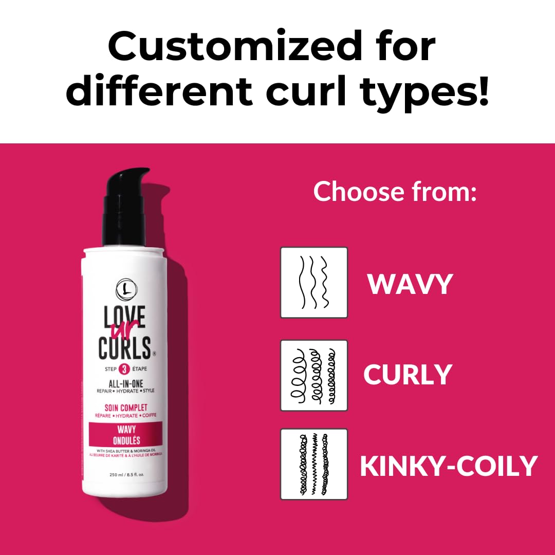 Love Ur Curls Ultra-Hydrating Detangling Conditioner jar for smooth detangling.